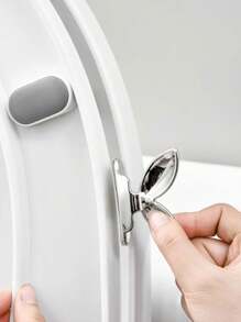 2pcs Cute Sprout Toilet Seat Lifting Handle, Leaf Shape Toilet Cover Pull, Keeps Hands Clean, Bathroom Drawer Pulls For Home Bathroom Accessories Bathroom Organizer Back To School