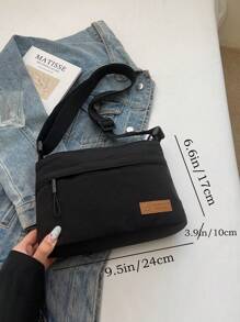 Fashionable Casual Niche Minimalist Korean Style Shoulder Bag, Multi-Compartment New Design Women Crossbody Bag