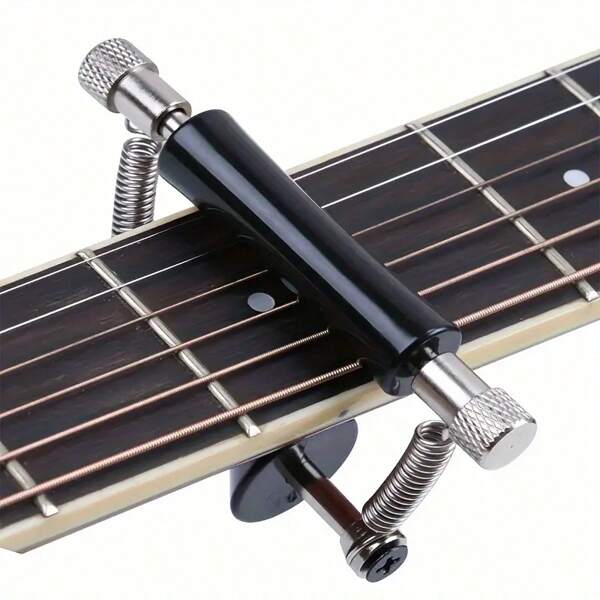 Gitarren Roll-Klemme, verstellbare Klemme zum Anpassen des Tons von E-Gitarre, Akustikgitarre oder Ukulele, Mandoline, Banjo.