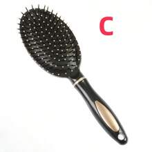 Anti Static Air Cushion Massage Comb, Men's And Women's Air Cushion Curling Comb, Plastic Hair Styling, Pork Rib Rolling Comb