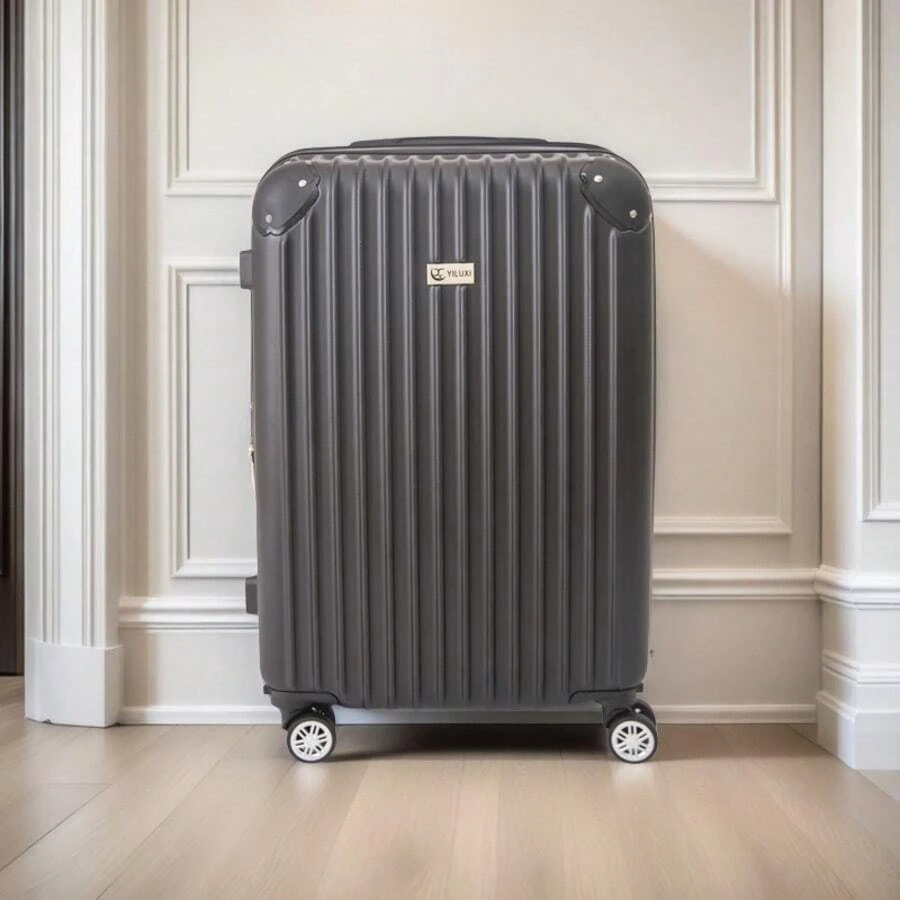 Carry-On Suitcase 10 Kg Travel Wheels 360° Models + 2023 NEW Models And Colors Rose Gold Double Wheel - màu đen - Xem 1