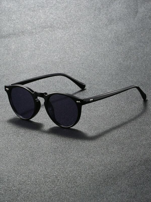 1 pieza Gafas de estilo retro Y2K para hombres y mujeres, accesorio de moda para deportes, conducción, viajes, playa