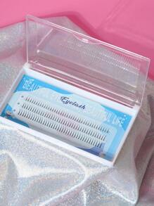 120pcs Single Cluster Volume Eyelash Extensions, Self-Adhesive Natural Look Lashes For Beginners