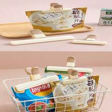 4/6/9 Pcs T-Shape Food Sealing Clips, Potato Chips Snack Packaging Strong Sealing Clips, Leakproof Airtight Plastic Bag Clips - Multicolor - View 8