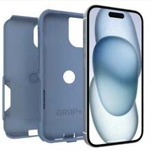 Otterbox Apple IPhone11/12/13/14/15/16 Case Anti Drop Suitable For Any Model - Pro/Mini/Plus/Promax US Military Grade Anti Drop - Standard Edition Material - Mực xanh - Xem 3