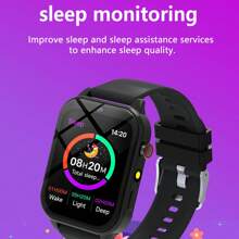 SIMSONLAB Orologio colorato per bambini, ragazzi e ragazze, con fotocamera frontale, torcia elettrica, 18 giochi, connessione Bluetooth, risposta alle chiamate, ricezione messaggi, album fotografico, sveglia e promemoria