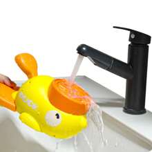 1pc Pet Feeder, Interactive Pet Toy, Battery Free, Cute Duck Shaped With Transparent Window Snack Dispenser, Manual Pet Feeder Toy, Dog Treat Puzzle Dispenser