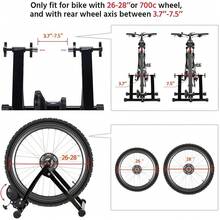 Bike Trainer Stationary Bike Stand Magnetic Bike Trainer Stand For Indoor Riding Premium Steel Bicycle Trainer Accessories Fits For 26in-28in, 700C Wheels