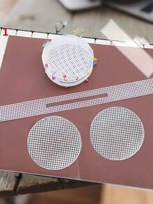 DIY手工编织网眼内袋配件套件，包袋网片手工DIY塑形片，塑料编织板，用于定制生产，DIY钱包制作塑形片Hyuna包鹿包向日葵包马鞍包圆形网片