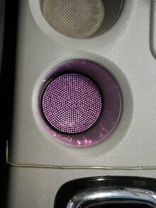 1 件彩色铆钉汽车杯架垫，防滑内饰装饰配件