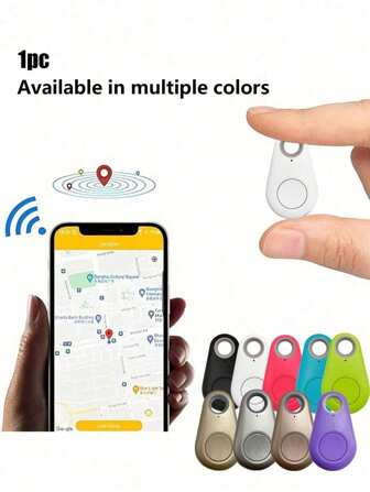 Slimme Bluetooth anti-verlies apparaat telefoon, sleutelzoeker, tweerichtingstracking, draadloze anti-verlies locator met alarmfunctie voor huisdieren, katten, honden, sleutels, portemonnees, bagage - kunststof, draagbare draadloze realtime locatie tracker, slimme sleutelzoeker mini gps tracker voor auto's, belangrijke documenten, huisdieren met anti-verlies alarmfunctie voor vergeetachtige vrienden, geen batterijen auto-accessoires tas charme rugzak voor school