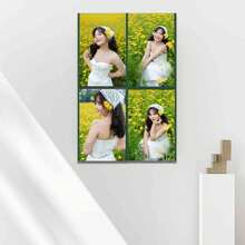 Customizable Wall Art – 1PC Vintage Decorative Painting – Upload Your Photo – Unique Artistic Display – Home & Gift Use