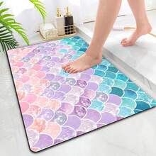 浴室垫、浴室配件、浴室套装、浴室垫 - 柔软厚实防滑吸水浴室地毯，可机洗，适用于浴室、客厅、卧室、洗衣房 - 舒适的家居装饰，重返校园 - 彩色 - 查看 12