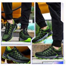 Labor Protection Shoes Anti-Smash Anti-Puncture Anti-Static Safety Shoes Wear-Resistant Non-Slip Work Protective Shoes
