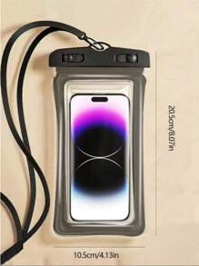 Touch Screen Phone Waterproof Bag, Suitable For Swimming, Surfing, Rainy Day Travel, Beach, Skiing And Other Water-Related Scenarios, Snorkeling And Scuba Diving, Adult Snorkeling Gear Can Carry A 7-Inch Phone (Random Color)