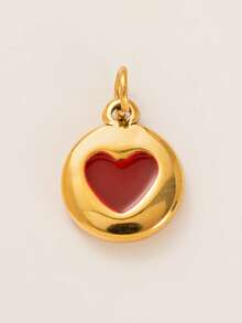 New Colorful Candy Pendant Necklace Stainless Steel Geometric DIY Small Pendant Vacuum Plated 18K Gold In Furnace - Gold - View 5