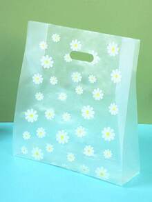 50个雏菊图案四指袋 - 食品包装袋 - 水果沙拉袋 - 蛋糕外卖包装袋 - 礼品包装袋 - 手提袋 - 彩色 - 查看 2