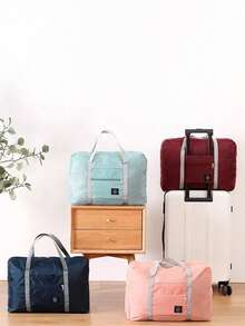 1pc Large Capacity Luggage Bag, Storage Bag, Organizer Bag, Clothes Storage, Handbag, Travel Suitcase, Business Travel Bag, Outdoor Storage Bag - Multicolor - View 9