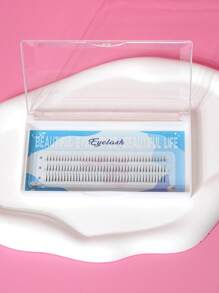 120pcs Single Cluster Volume Eyelash Extensions, Self-Adhesive Natural Look Lashes For Beginners