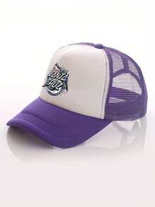 1pc Y2K Shark Print Baseball Cap, Mesh Trucker Hat, Breathable Adjustable Golf Sun Hat, Fashionable Curved Brim Sun Hat For Women/Men, Couples Summer Sun Protection