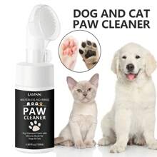 100 ml Nettoyant pour les pattes des chiens et chats - Permet un nettoyage sans eau avec une formule de nettoyage et de nutrition douce, convient aux chiots, chatons et tous les animaux de compagnie comme désodorisant rafraîchissant - Un produit d'hygiène essentiel pour animaux de compagnie hydratant.
