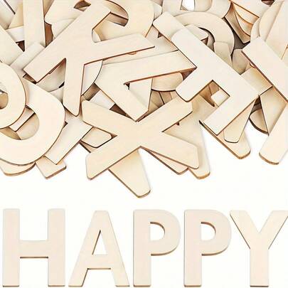 26 قطعة/52 قطعة زخرفة حرفية DIY متعددة الأغراض، حرف أبجدي 10 سم/4 بوصة، مستلزمات صناعة DIY للرسم على الجدران، حفلة زفاف أو عيد ميلاد، ديكور الغرفة المنزلي، مستلزمات حرف DIY