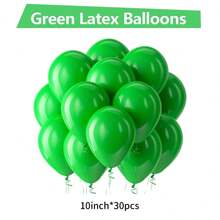 Green Balloon Latex Party Balloon 5/10/12/18 Inches -10/30/50/70/90pcs Round Helium Green Balloon Suitable For Green Jungle Animal Theme Birthday Shower Christmas Party Decoration