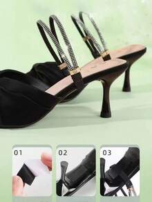 女士高跟防滑鞋带，弹性免系带鞋带，多色