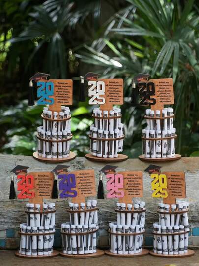 1pc Graduation Gift Money Clip, Unique Greeting Card-Style Money Holder Graduation Present, Bifold Cash Wallet (Excluding Cash)