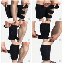 Adjustable Compression Leg Sleeve, Outdoor Men & Women Mountaineering Cycling Running Soccer Sports Leg Guard