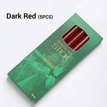 5pcs Sealing Wax Sticks For Stamps,Multicolor Wax Stick , Fire Paint Seal Sealing Wax- Premium Quality Plastic Seal Wax Bars For Invitations, Letters, Envelopes -1.1cm Diameter Boxed Set - For Crafting & DIY Enthusiasts,Back To School,School Supplies