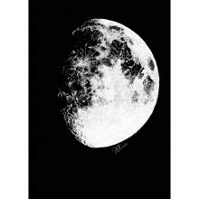 1 peça/3 peças pôsteres de arte de parede moldura opcional arte moderna em preto e branco pôster de fase da lua estética impressão em tela murais de parede adequados para salas de estar, bares, cafés, decoração de casa