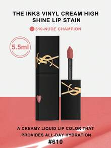 Yves Saint Laurent Yves The Inks Vinyl Cream High Shine Lip Stain #610-Nude #416-Chili - 0.18 FL .OZ./5.5ML