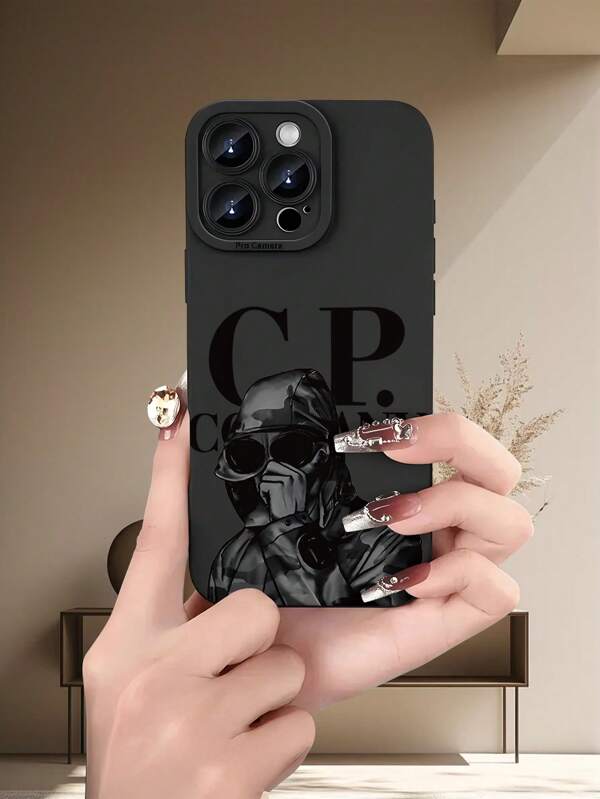 1 pezzo Custodia protettiva per telefono con grafica 2D di ritratto anime, compatibile con 16/15/14/13/12/11/Pro/ProMax/X/XR/XS/XSMAX/7/8/PLUS e altri modelli, morbida al tatto, anti-polvere, anti-acqua, antiurto, anti-graffio, ottimo regalo per anziani, amici, famiglia, coppie, compleanni, festività