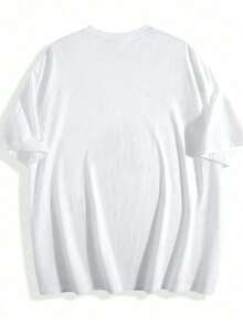 2025 New T-ShirtCartoon Mole With Exaggerated Features And Text "MOLE LESTER." - White - View 2