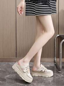 New Women Thick Sole Casual Sports Shoes, Outdoor, Comfortable All-Match, Breathable Running Shoes