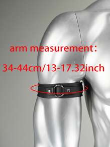 Adjustable PU Leather Fashion Arm Band For Men, Gothic Style Arm Cuff Armband, Valentine's Day Gift, Arm Strap Accessory, Sexy Men's Accessory
