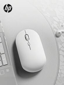 HP Wireless Silent Mouse - Ergonomic Right-Handed Design, 2.4GHz Stable Connection, Suitable For Desktop And Laptop Computers - White - View 4