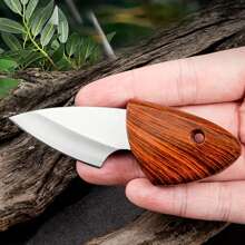 1 Versatile Compact Pocket Knife: Lightweight, Ambidextrous Stainless Steel Mini Cutter For Precise Everyday Use, Suitable For Outdoor Camping, Hiking, Picnics, And Various Activities.