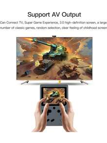 1pc Handheld Game Console 400 Games New Retro Handheld Game Console Supports Two-Player Battle Supports TV Connection Nostalgic Old Russian Classic Block Game Console Portable Mini Macaron Series Game Console 3-Inch Screen Party Game Gift,Games,Game,Game Console - Multicolor - View 10