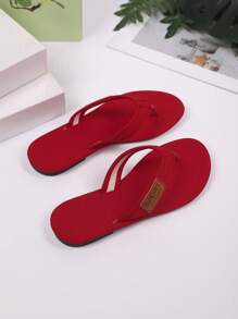 Women Flat Flip-Flops Thong Sandals, Summer Woven Roman Style Casual Slippers, Suitable For Dresses, Beach, Apartment, White, Beige, Black, Orange, Yellow, Purple, Grey, Gold, Silver, Blue, Green, Pink, Brown, Leopard Print, Formal, Vacation, Bohemian Style, Navy, Rhinestone, Comfortable Espadrille Loafers