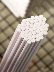 100支白色牛皮纸蛋糕棒 - 适用于蛋糕装饰、派对、婚礼、甜点 - DIY巧克力、甜点和奶酪棒烘焙工具 - 家居厨房用品 厨房小工具及配件 - 彩色 - 查看 2
