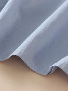 Áo cánh tay giữa thêu phong cách Bohemian rộng rãi thời trang xuân/hè cho nữ, thường ngày mùa hè cho phụ nữ, phụ nữ đồng quê - Màu xanh lam - Xem 8