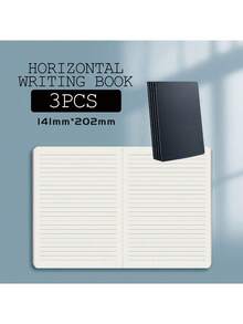 10/5/3/2pcs (1pc For One Size) A5 Solid Black Card & Brown Kraft Blank Notebook, 34 Sheets (68 Pages) Memo Pad, Blank Notebook For Back To School, Halloween, Christmas, New Year Gifts - Black - View 14