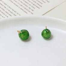 5/10 件迷你水果吊饰（葡萄、桃子、石榴、香蕉、樱桃）DIY 珠宝制作配件 - 彩色 - 查看 16