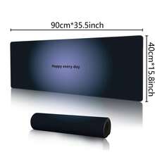 1 件大号鼠标垫，加厚 3 毫米游戏鼠标垫，快乐每一天渐变大桌垫，防滑橡胶底座，可水洗，高清打印鼠标垫，适用于游戏和办公室 - 開心每一天3mm加厚大號滑鼠墊 - 查看 13