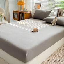 “土耳其制造床笠 – 140x200 / 160x200 / 180x200 厘米，多种颜色可选，弹性角，优质棉”