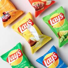 1 PC Creative Hanging Fabric Tissue Bags Printed With Potato Chip Designs: Ideal Tissue Boxes For Bathrooms - View 9