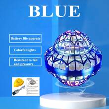 2025 Flying Ball UFO Toy, Upgraded Version Outer Space UFO Spaceship, Manually Controlled Gyro Ball, LED Light Flying Rotating Mini Drone, Amazing Cool Toy, Christmas Gift For Boys And Girls