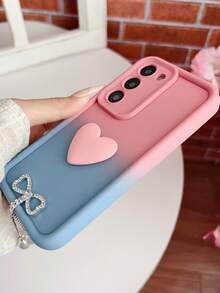 1 件渐变多巴胺阶梯式相框,配有小心心 + 钻石流苏手机壳,兼容 12 Pro Max、 13 Pro Max、 14 Pro Max、 15 Pro Max、 16 Pro Max、Galaxy S25 Ultra、Redmi K80 Pro、Pura 70 Pro+ - 彩色 - 查看 6